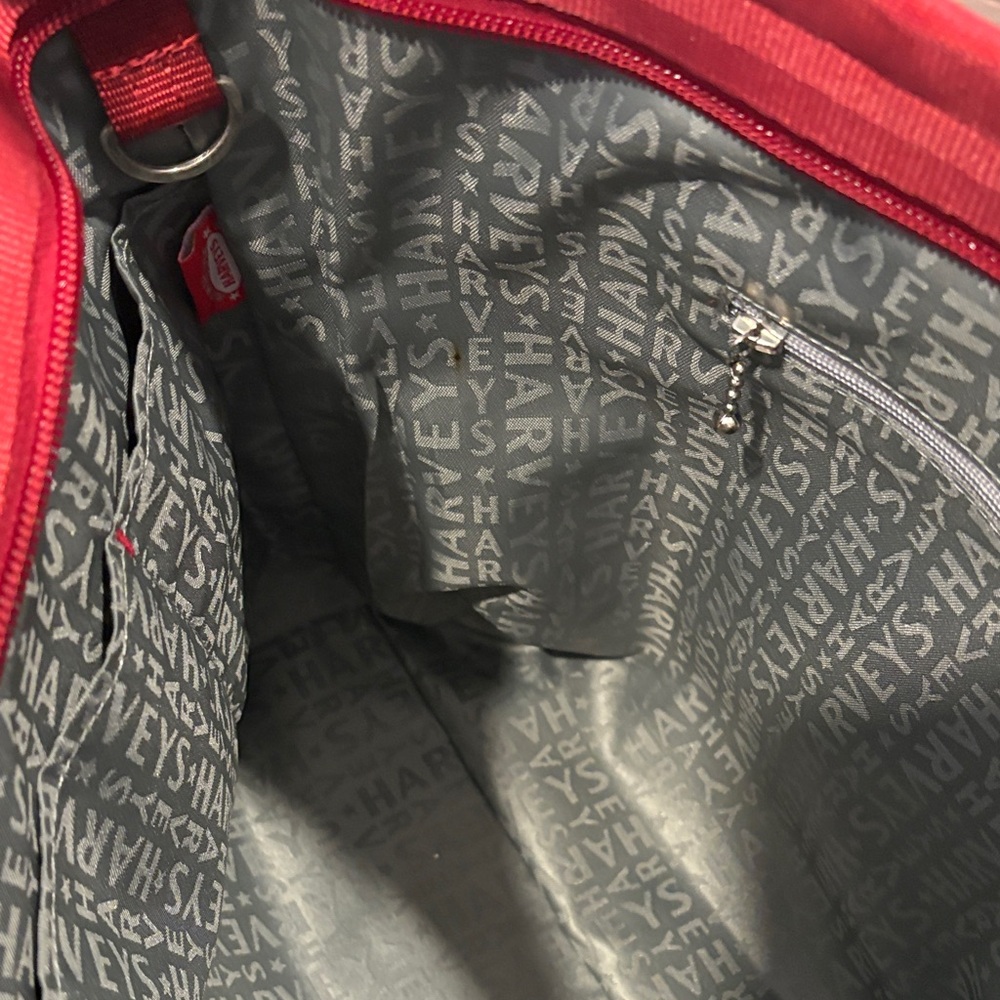 HARVEYS Elegant Red Woven Shoulder Seatbelt Bag-NWT - Picture 11 of 13